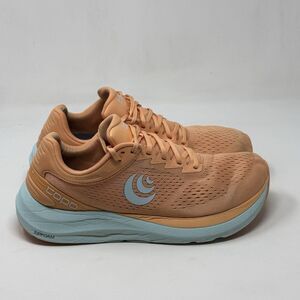 Topo Athletic Phantom 3 Shoes Womens 9.5 Orange Sky Blue Road Running 5mm Drop